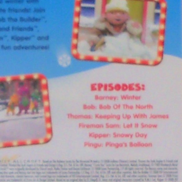 Winter Wonderland DVD - Barney, Bob the Builder, Thomas, etc. - Picture 4 of 7